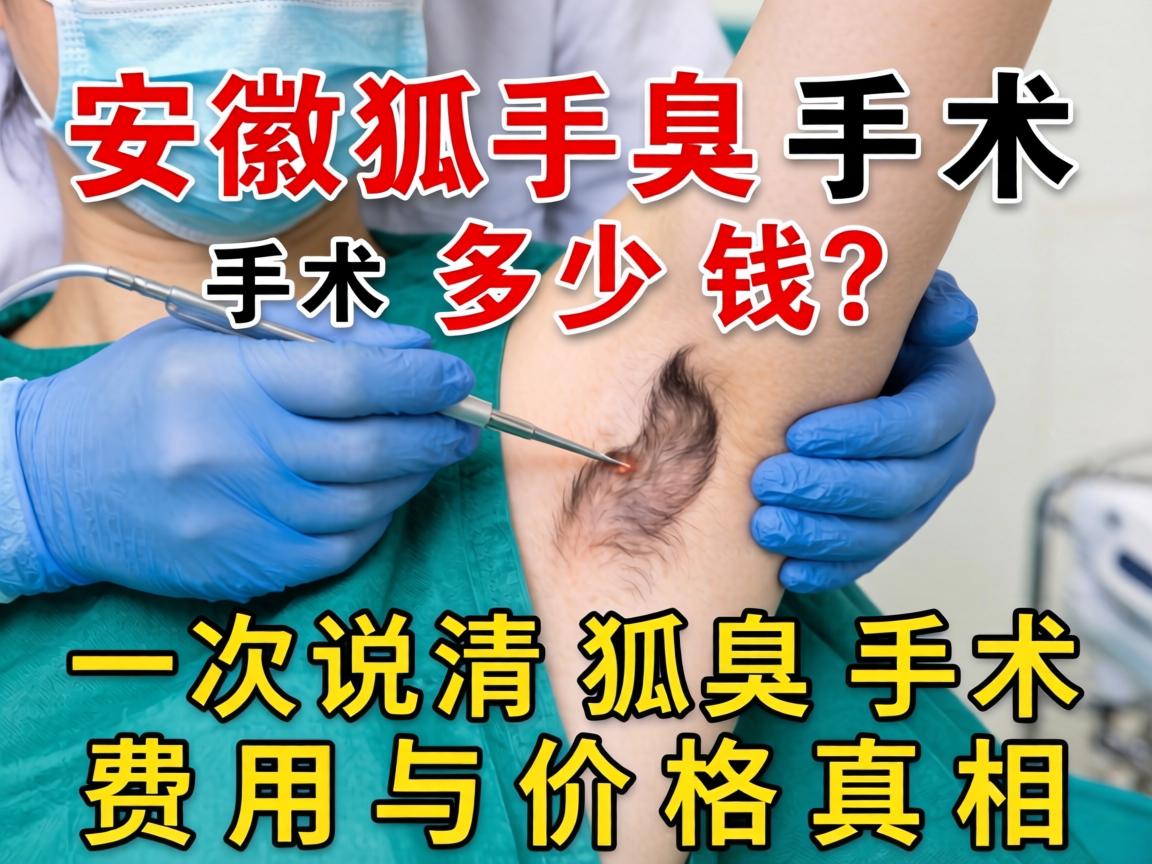 安徽狐臭手术多少钱?一次说清狐臭手术费用与价格真相 安徽狐臭手术多少钱?一次说清狐臭手术费用与价格真相