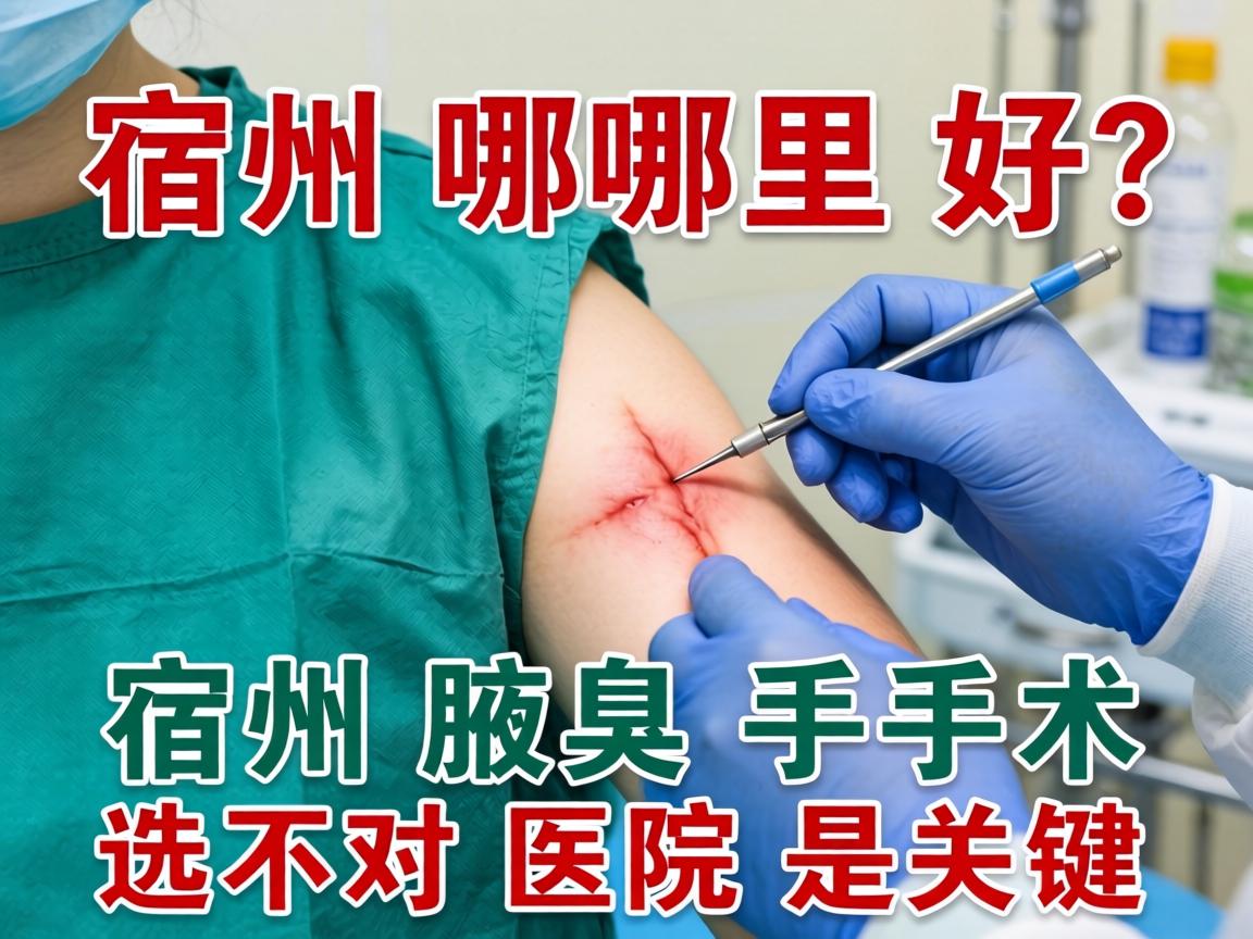 宿州腋臭手术哪里好?宿州腋臭手术选对医院是关键 宿州腋臭手术哪里好?宿州腋臭手术选对医院是关键