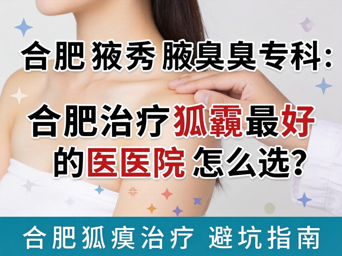 合肥腋秀腋臭专科,合肥治疗狐臭最好的医院怎么选?合肥狐臭治疗避坑指南 合肥腋秀腋臭专科,合肥治疗狐臭最好的医院怎么选?合肥狐臭治疗避坑指南