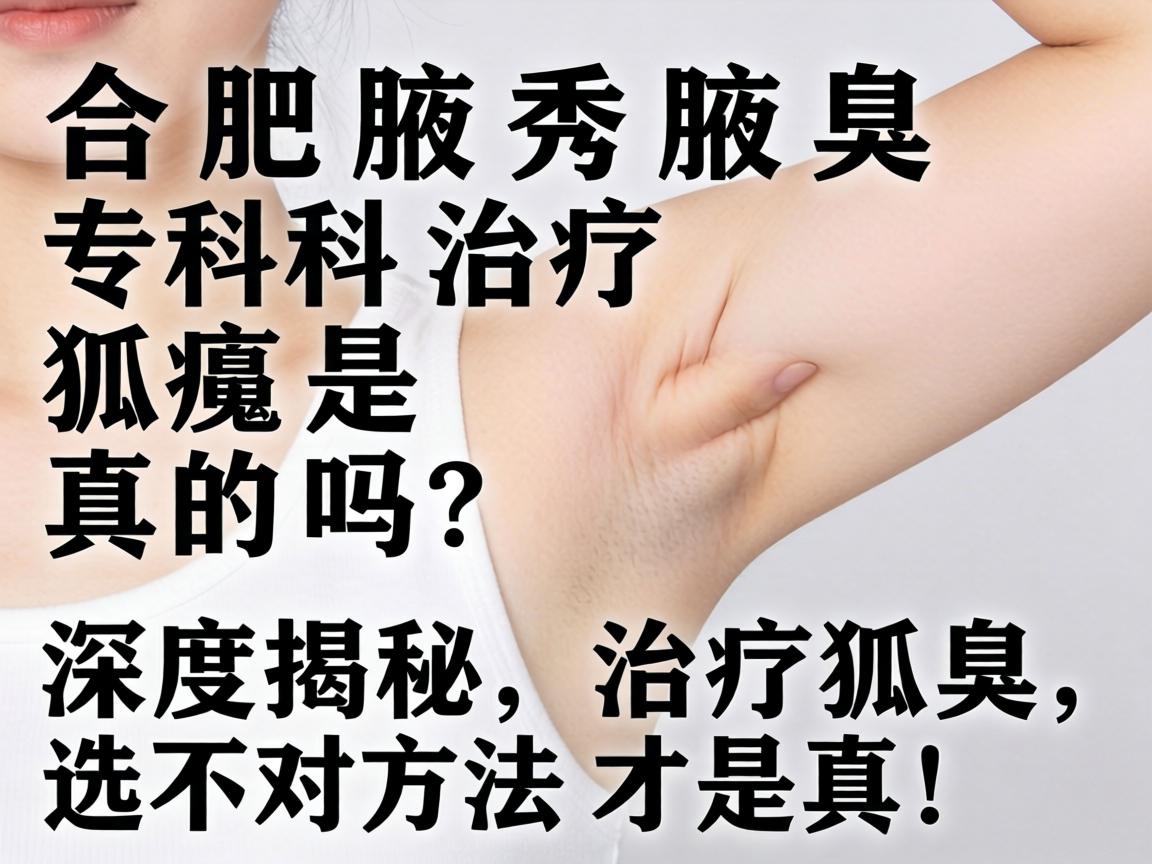 合肥腋秀腋臭专科治疗狐臭是真的吗?深度揭秘,治疗狐臭,选对方法才是真! 合肥腋秀腋臭专科治疗狐臭是真的吗?深度揭秘,治疗狐臭,选对方法才是真!