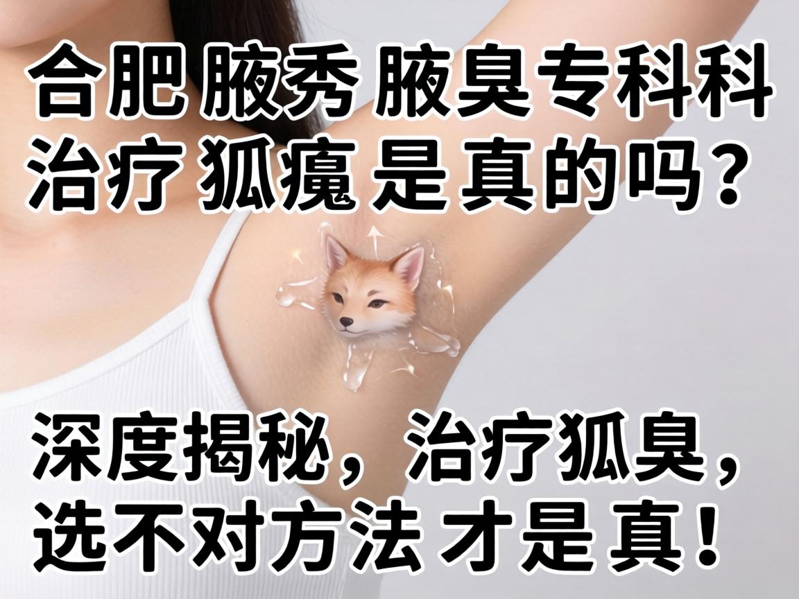 合肥腋秀腋臭专科治疗狐臭是真的吗?深度揭秘,治疗狐臭,选对方法才是真! 合肥腋秀腋臭专科治疗狐臭是真的吗?深度揭秘,治疗狐臭,选对方法才是真!