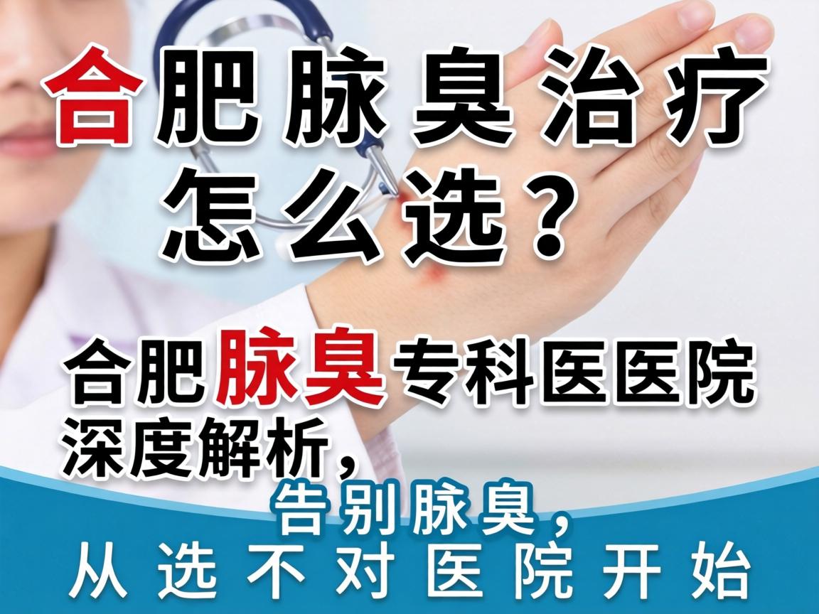 合肥腋臭治疗怎么选?合肥腋臭专科医院深度解析,告别腋臭,从选对医院开始 合肥腋臭治疗怎么选?合肥腋臭专科医院深度解析,告别腋臭,从选对医院开始