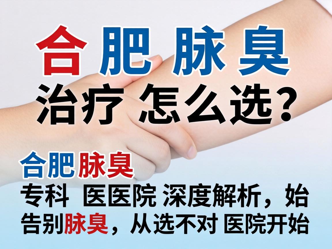 合肥腋臭治疗怎么选?合肥腋臭专科医院深度解析,告别腋臭,从选对医院开始 合肥腋臭治疗怎么选?合肥腋臭专科医院深度解析,告别腋臭,从选对医院开始
