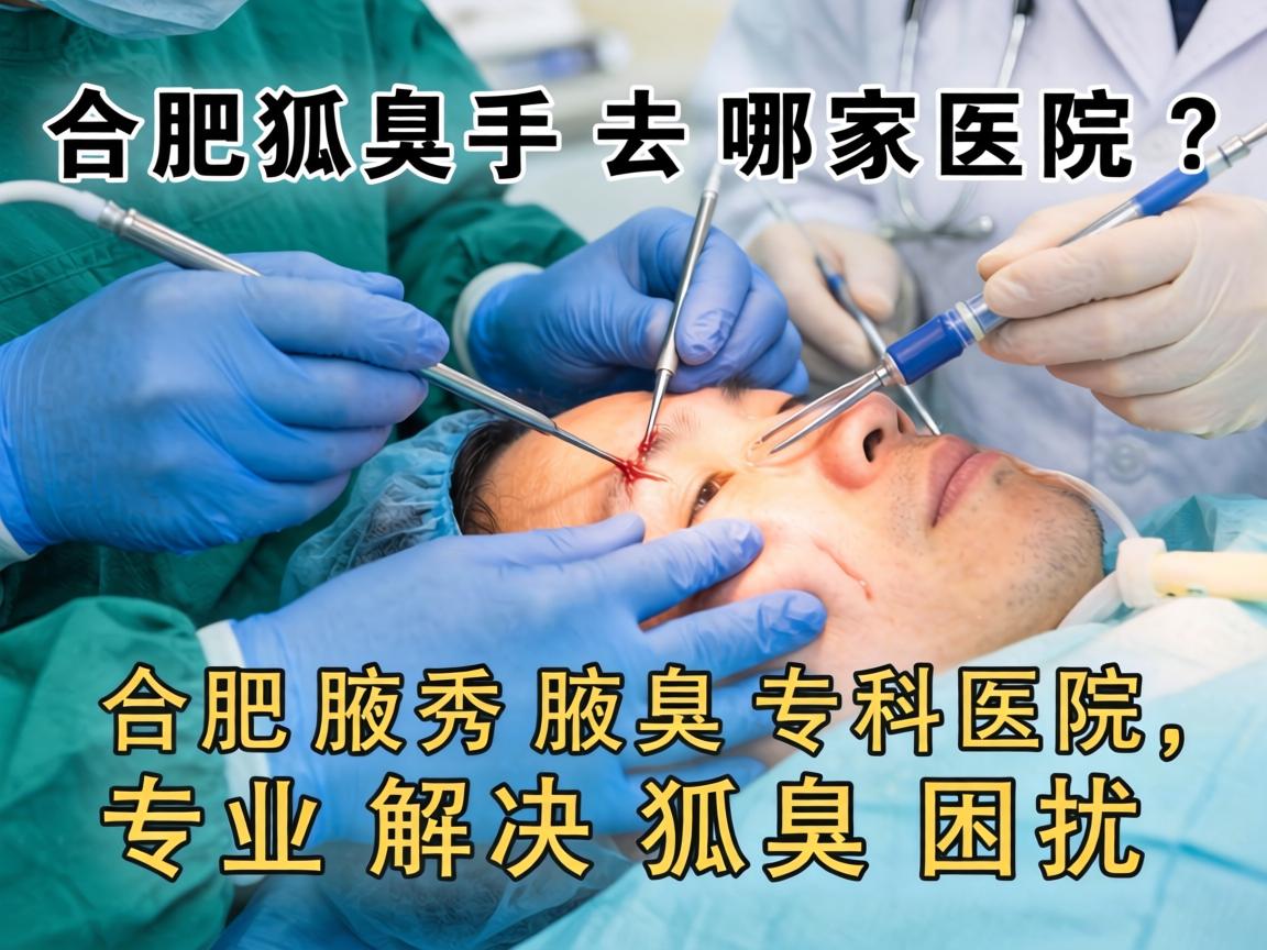 合肥狐臭手术去哪家医院?合肥腋秀腋臭专科医院,专业解决狐臭困扰 合肥狐臭手术去哪家医院?合肥腋秀腋臭专科医院,专业解决狐臭困扰