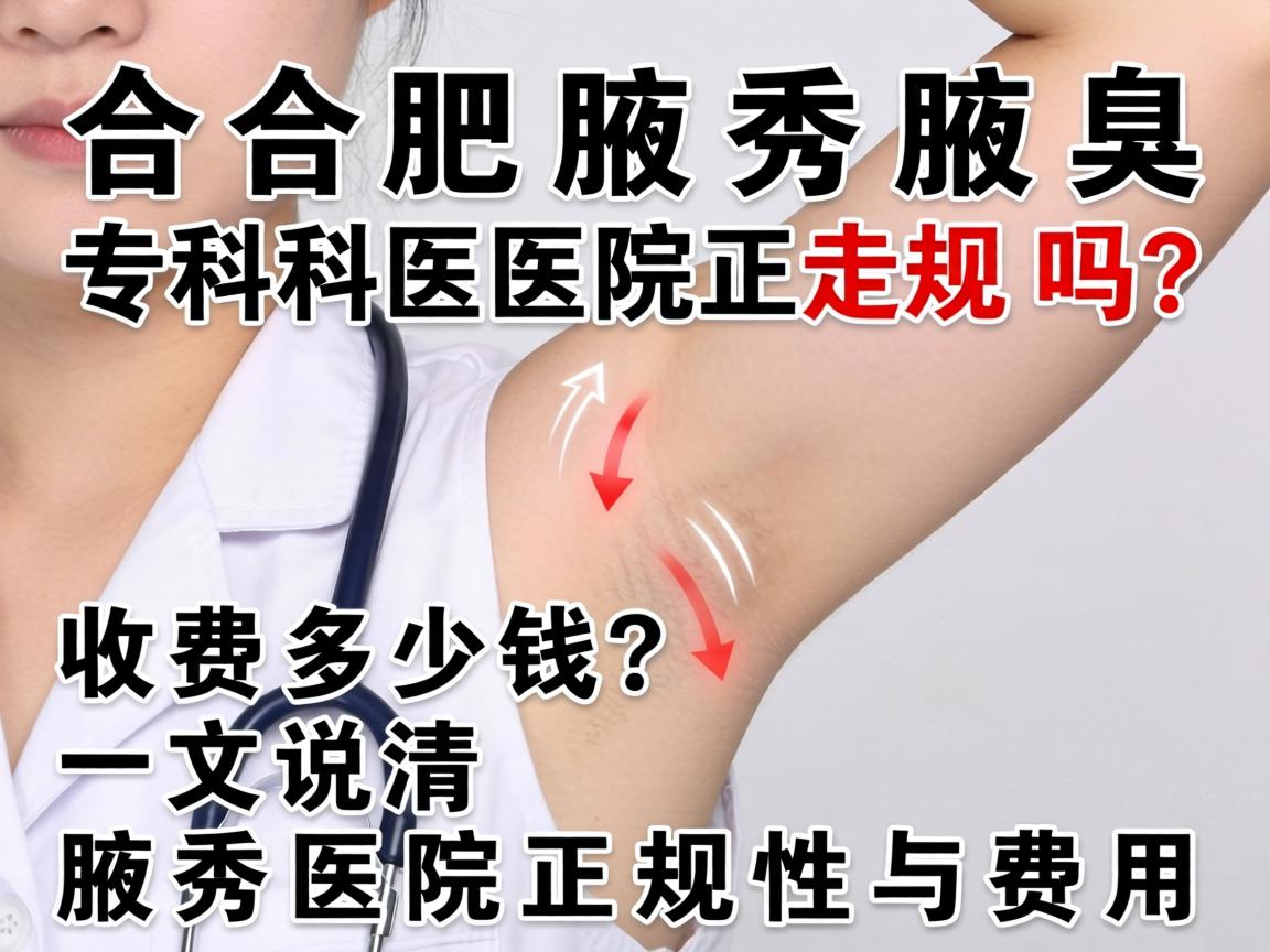 合肥腋秀腋臭专科医院正规吗?收费多少钱?一文说清腋秀医院正规性与费用 合肥腋秀腋臭专科医院正规吗?收费多少钱?一文说清腋秀医院正规性与费用