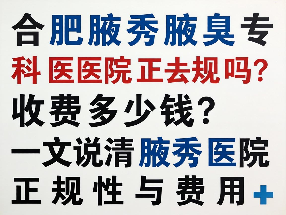 合肥腋秀腋臭专科医院正规吗?收费多少钱?一文说清腋秀医院正规性与费用 合肥腋秀腋臭专科医院正规吗?收费多少钱?一文说清腋秀医院正规性与费用