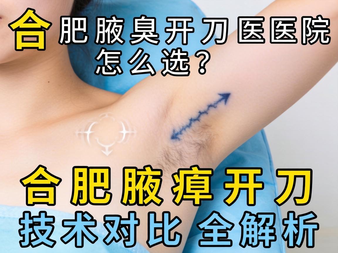 合肥腋臭开刀医院怎么选?合肥腋臭开刀技术对比全解析 合肥腋臭开刀医院怎么选?合肥腋臭开刀技术对比全解析