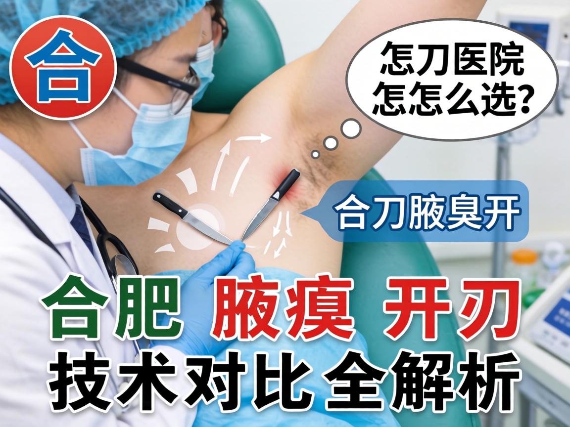 合肥腋臭开刀医院怎么选?合肥腋臭开刀技术对比全解析 合肥腋臭开刀医院怎么选?合肥腋臭开刀技术对比全解析