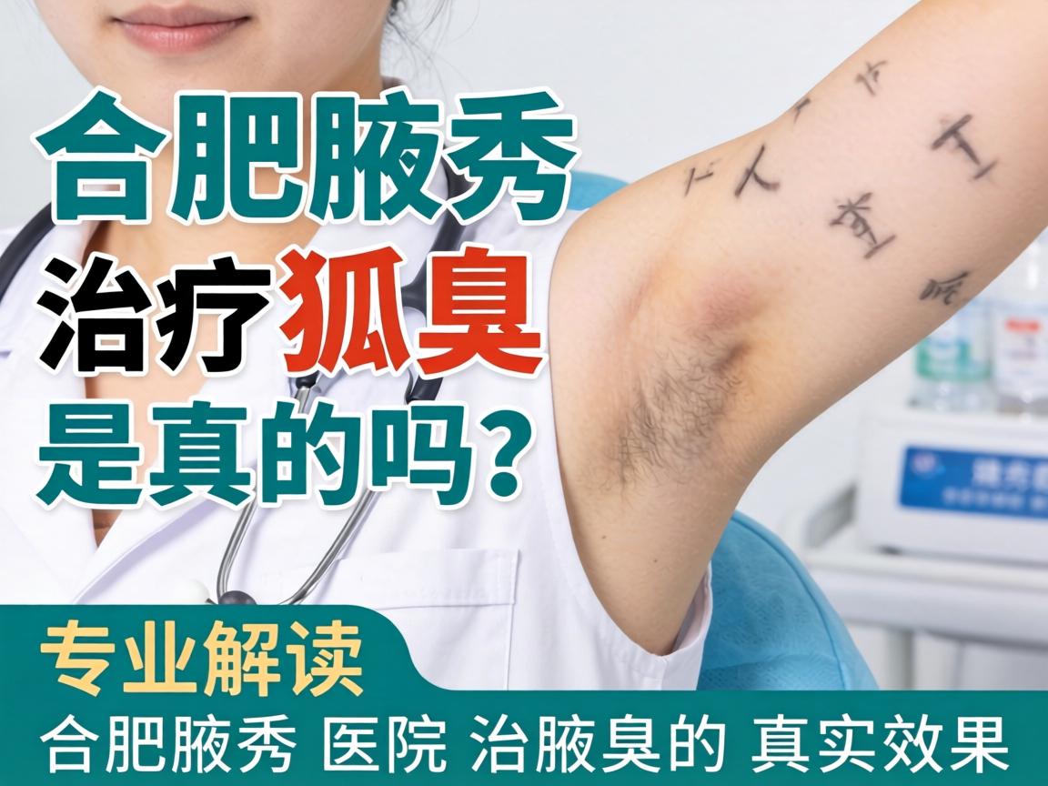 合肥腋秀治疗狐臭是真的吗?专业解读合肥腋秀医院治腋臭的真实效果 合肥腋秀治疗狐臭是真的吗?专业解读合肥腋秀医院治腋臭的真实效果