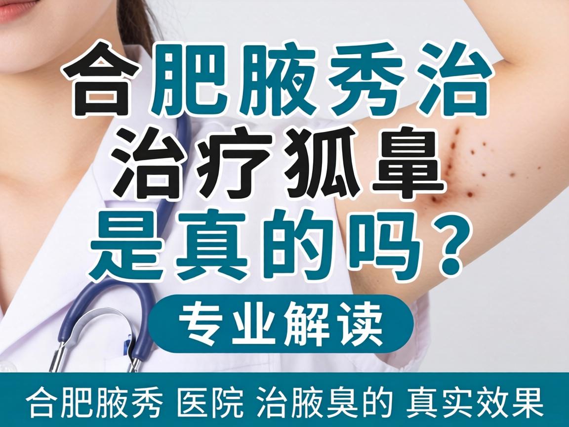 合肥腋秀治疗狐臭是真的吗?专业解读合肥腋秀医院治腋臭的真实效果 合肥腋秀治疗狐臭是真的吗?专业解读合肥腋秀医院治腋臭的真实效果