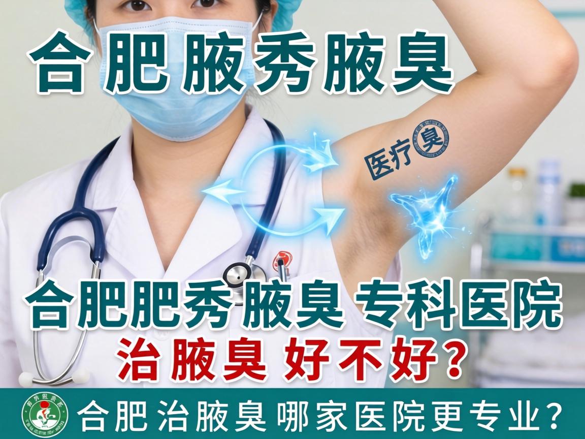 合肥腋秀腋臭专科医院治腋臭好不好？合肥治腋臭哪家医院更专业？
