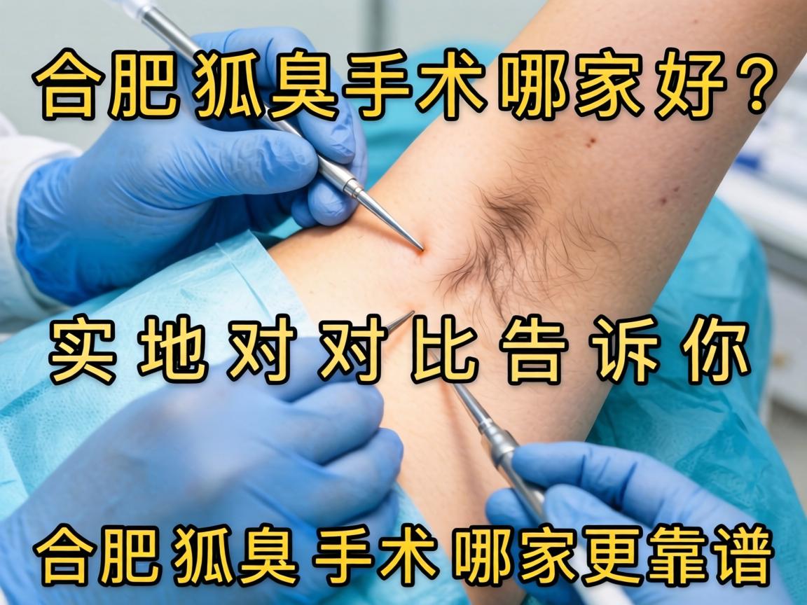 合肥狐臭手术哪家好？实地对比告诉你合肥狐臭手术哪家更靠谱