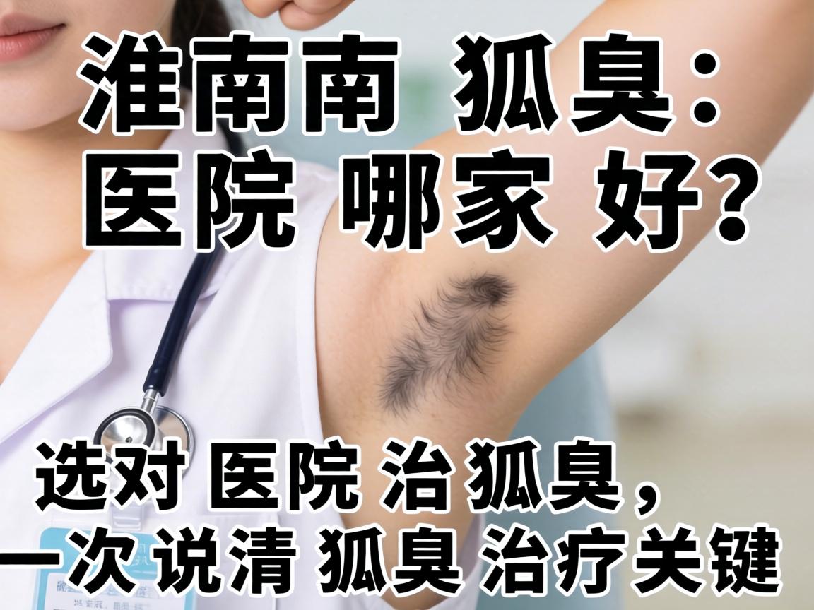 淮南狐臭医院哪家好？选对医院治狐臭，一次说清狐臭治疗关键