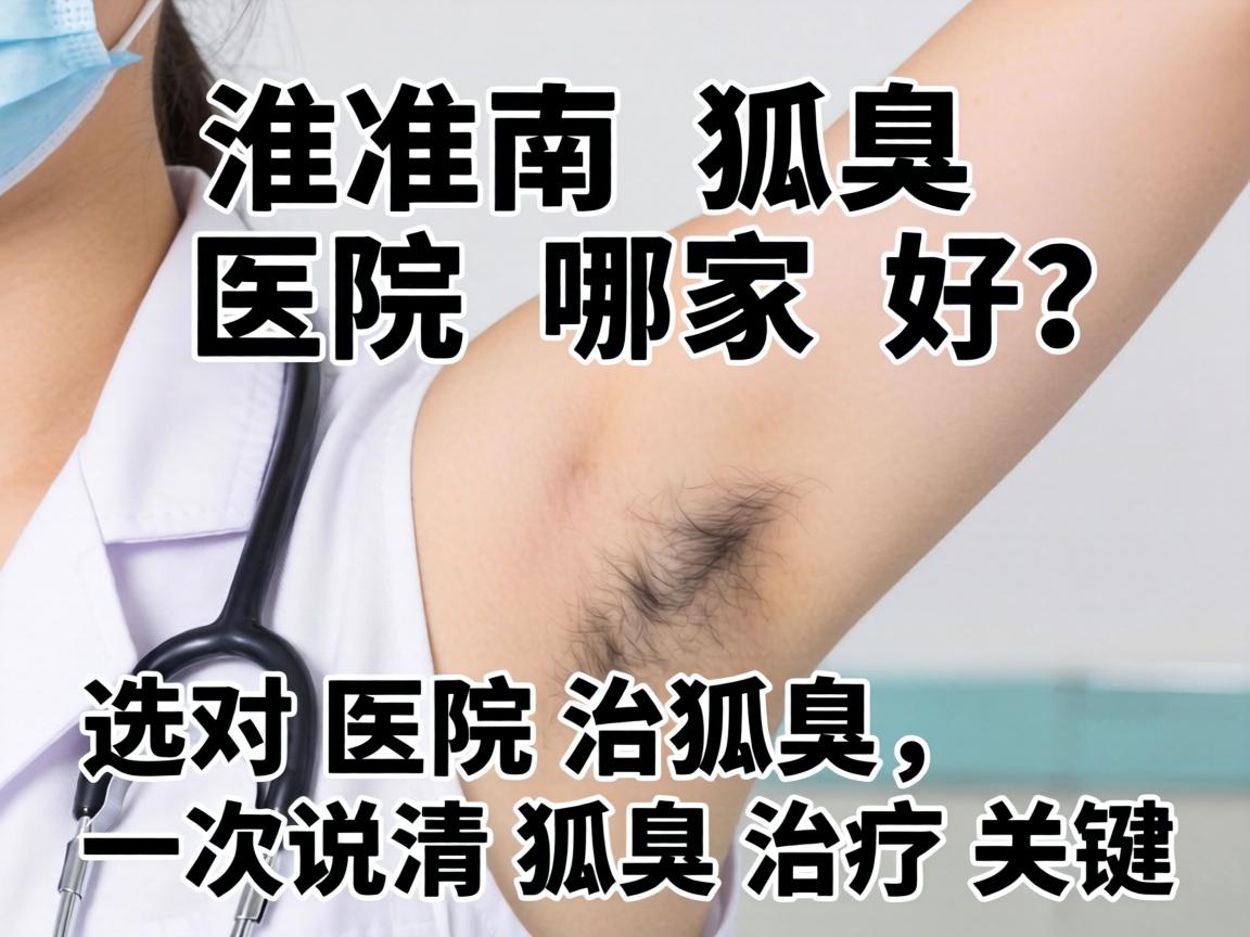 淮南狐臭医院哪家好？选对医院治狐臭，一次说清狐臭治疗关键