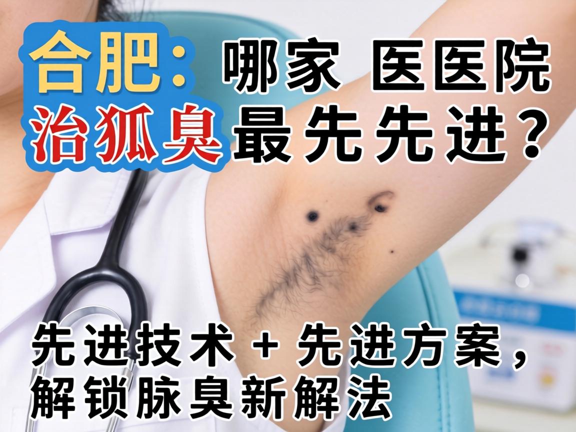 合肥哪家医院治狐臭最先进？先进技术+先进方案，解锁腋臭新解法