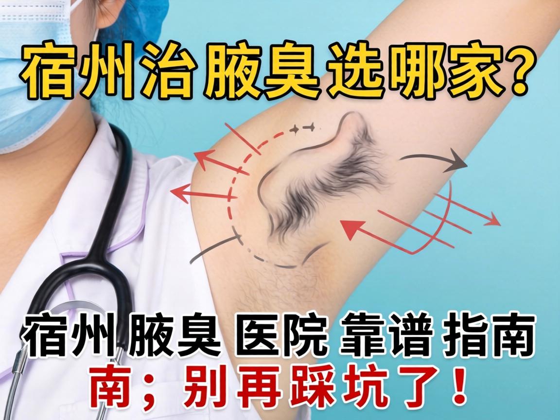 宿州治腋臭选哪家？宿州腋臭医院靠谱指南，别再踩坑了！