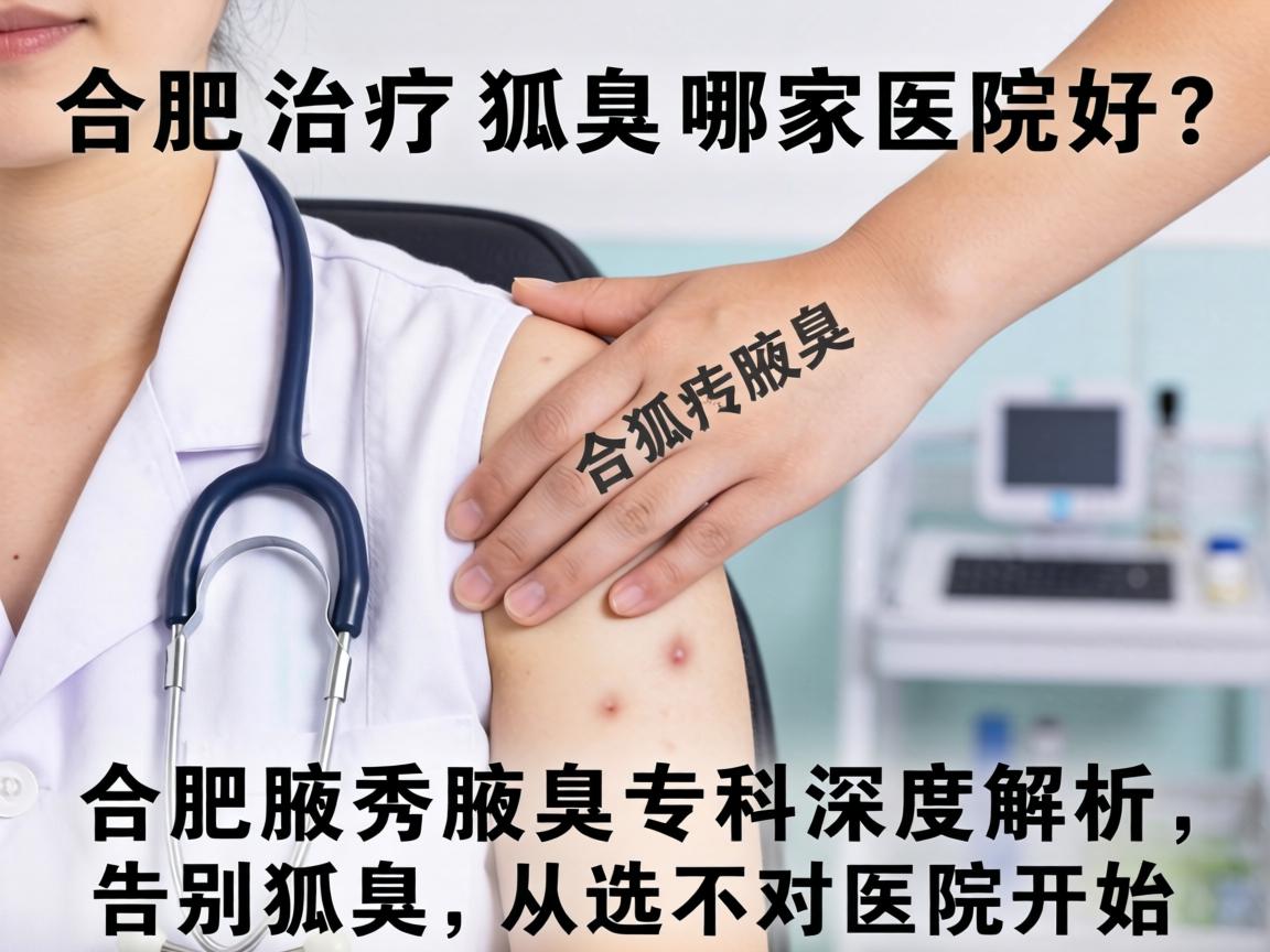 合肥治疗狐臭哪家医院好？合肥腋秀腋臭专科深度解析，告别狐臭，从选对医院开始