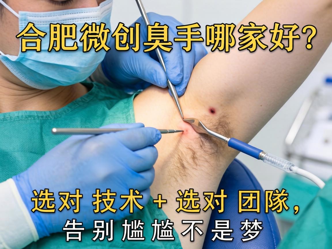 合肥微创狐臭手术哪家好？选对技术+选对团队，告别尴尬不是梦