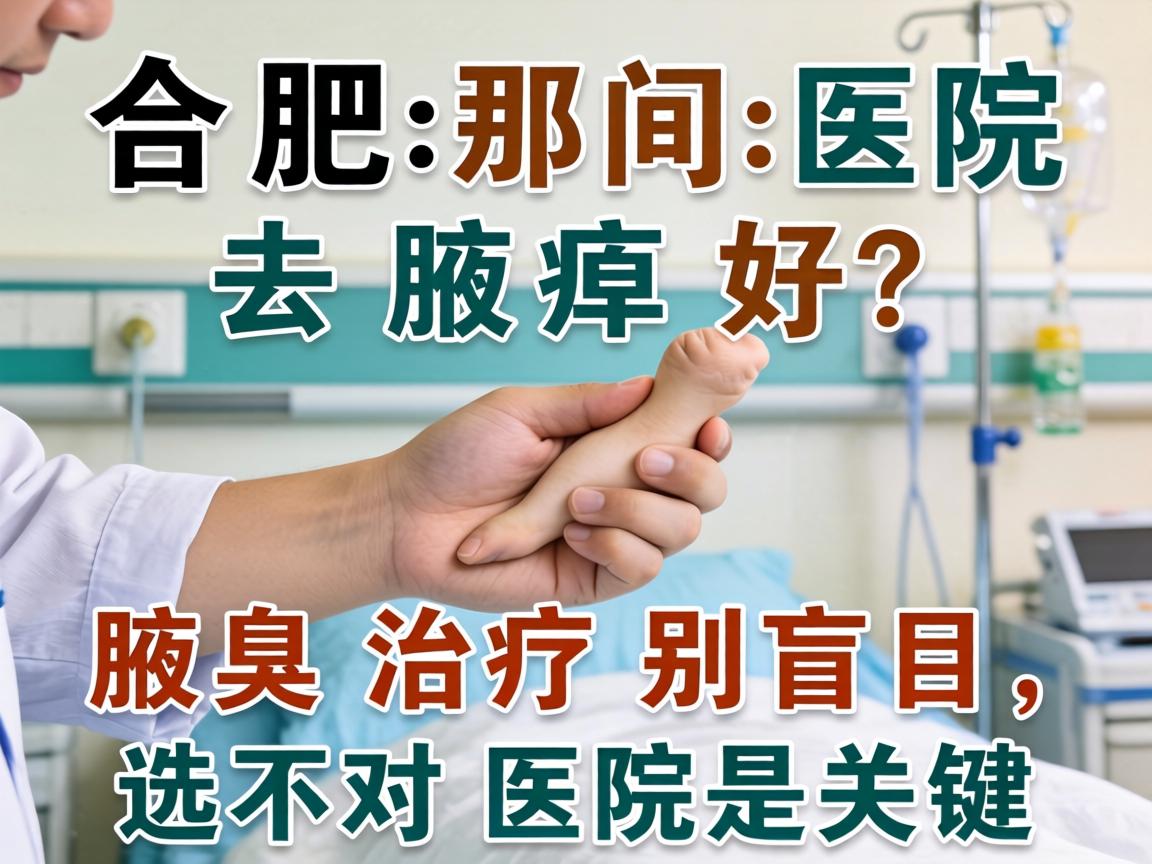 合肥那间医院去腋臭好？腋臭治疗别盲目，选对医院是关键