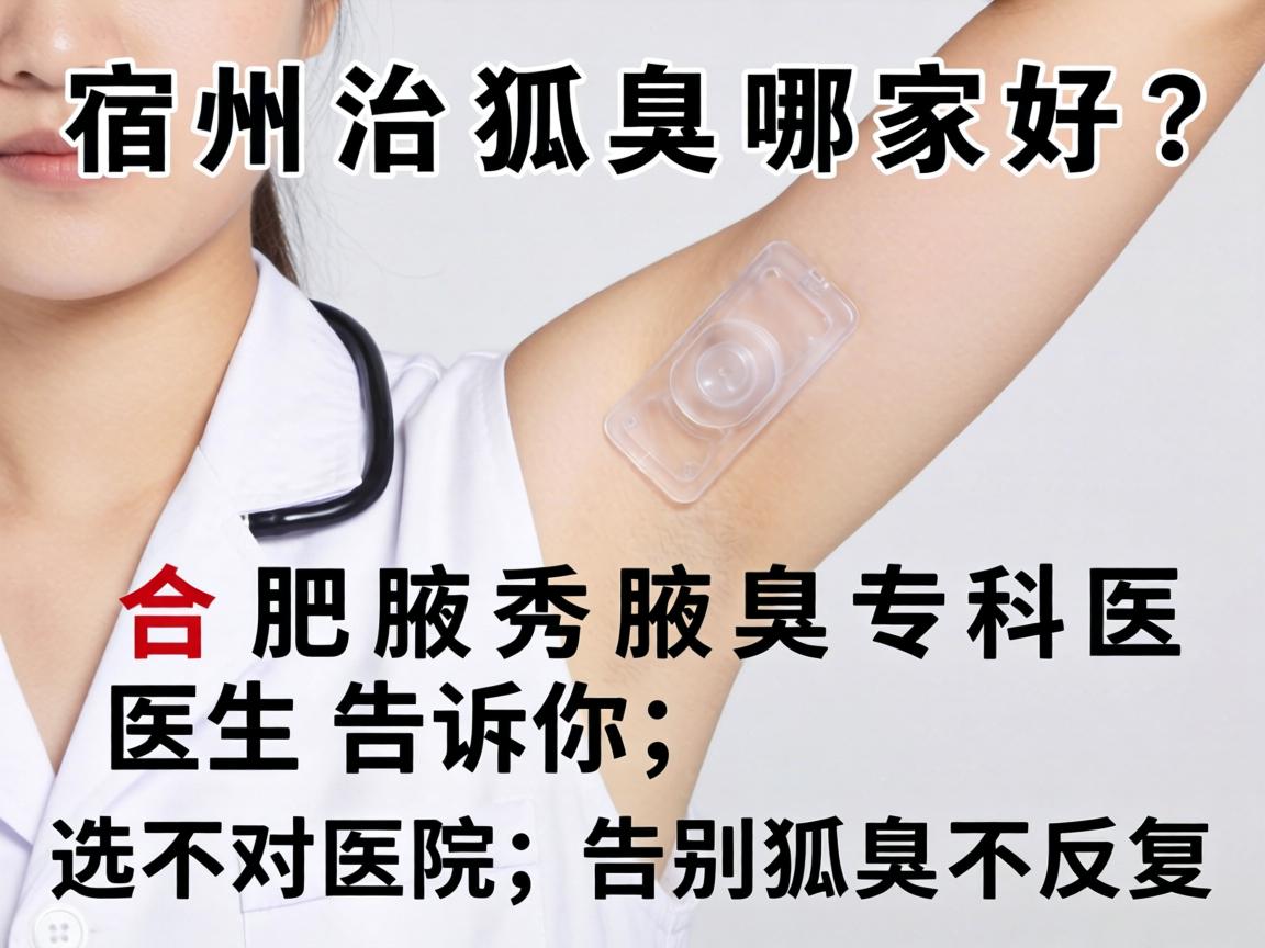 宿州治狐臭哪家好?合肥腋秀腋臭专科医生告诉你,选对医院,告别狐臭不反复 宿州治狐臭哪家好?合肥腋秀腋臭专科医生告诉你,选对医院,告别狐臭不反复