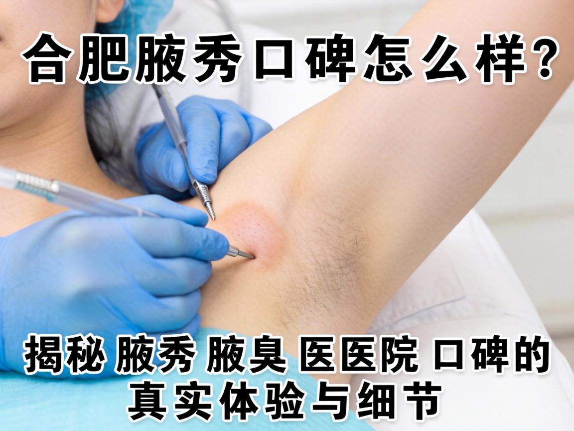 合肥腋秀口碑怎么样？揭秘腋秀腋臭医院口碑的真实体验与细节