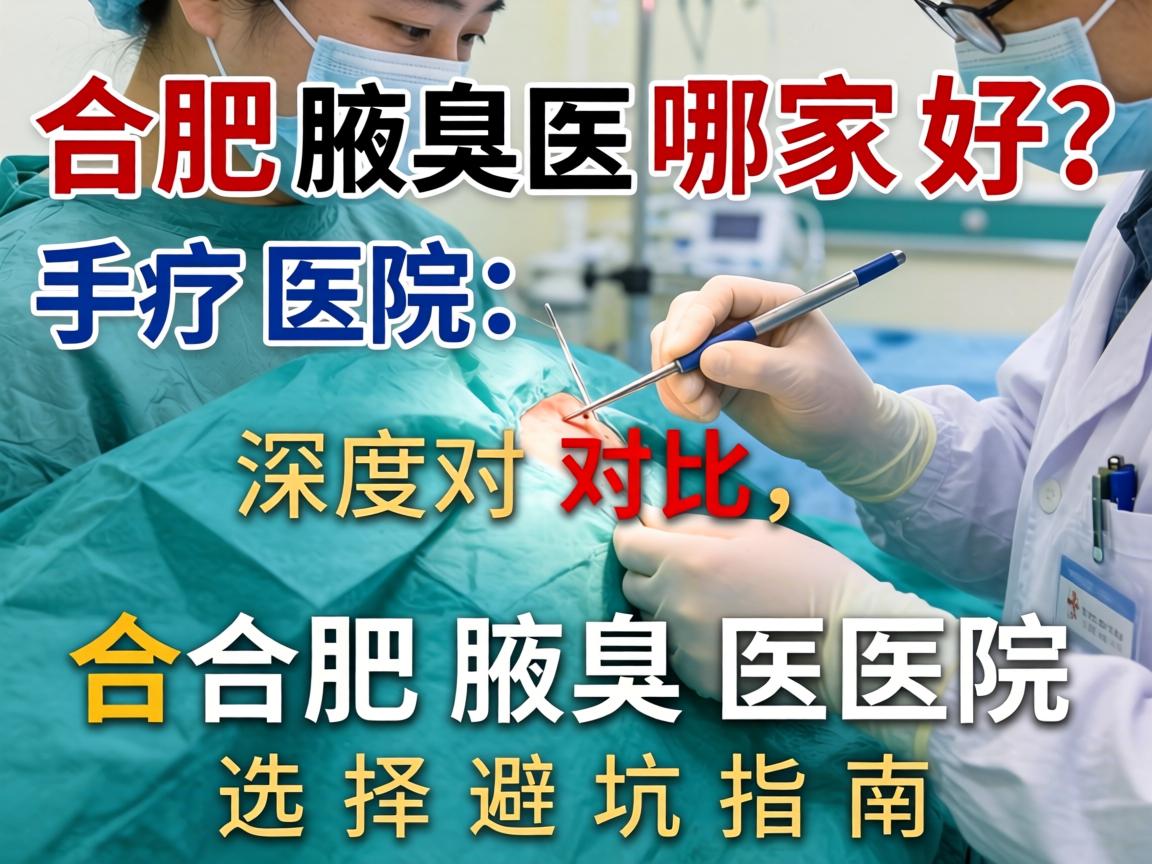 合肥腋臭手术医院哪家好?深度对比,合肥腋臭医院选择避坑指南 合肥腋臭手术医院哪家好?深度对比,合肥腋臭医院选择避坑指南