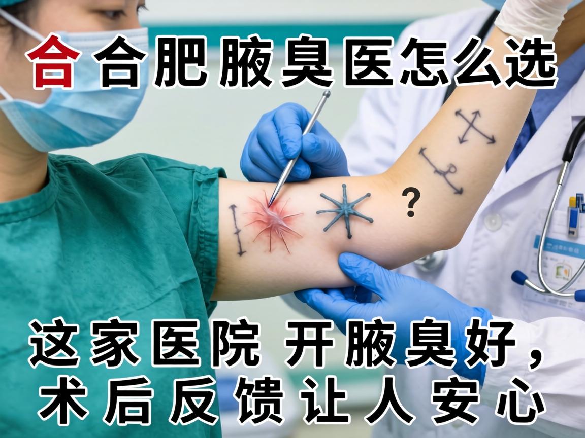 合肥腋臭手术医院怎么选?这家医院开腋臭好,术后反馈让人安心 合肥腋臭手术医院怎么选?这家医院开腋臭好,术后反馈让人安心