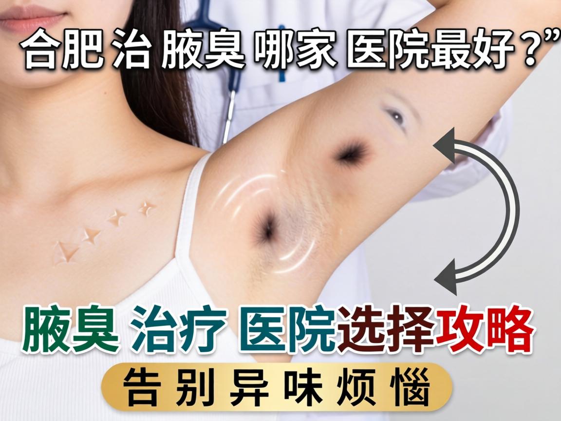 合肥治腋臭哪家医院最好?腋臭治疗医院选择攻略,告别异味烦恼 合肥治腋臭哪家医院最好?腋臭治疗医院选择攻略,告别异味烦恼