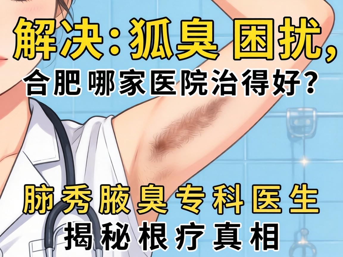 解决狐臭困扰,合肥哪家医院治得好?腋秀腋臭专科医生揭秘根治真相 解决狐臭困扰,合肥哪家医院治得好?腋秀腋臭专科医生揭秘根治真相