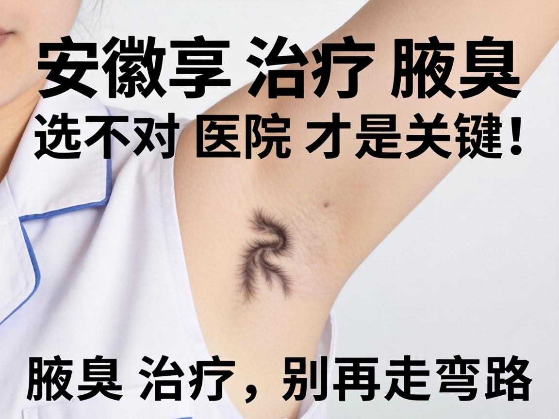 安徽治疗腋臭，选对医院才是关键！腋臭治疗，别再走弯路