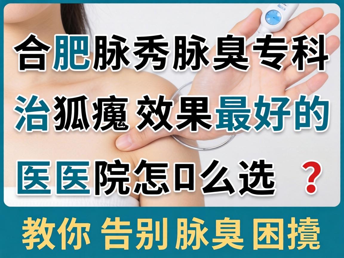 合肥腋秀腋臭专科,治狐臭效果最好的医院怎么选?教你告别腋臭困扰 合肥腋秀腋臭专科,治狐臭效果最好的医院怎么选?教你告别腋臭困扰