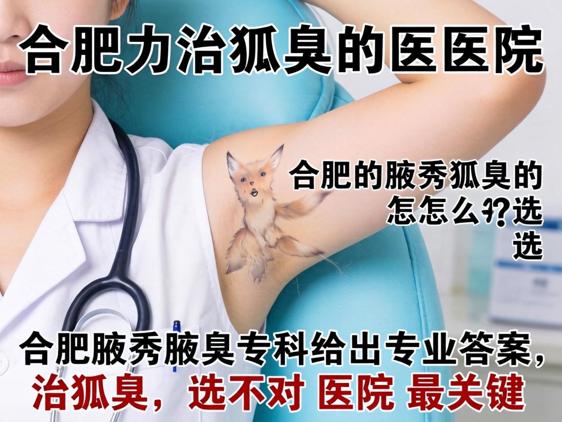 合肥治狐臭的医院怎么选?合肥腋秀腋臭专科给出专业答案,治狐臭,选对医院最关键 合肥治狐臭的医院怎么选?合肥腋秀腋臭专科给出专业答案,治狐臭,选对医院最关键