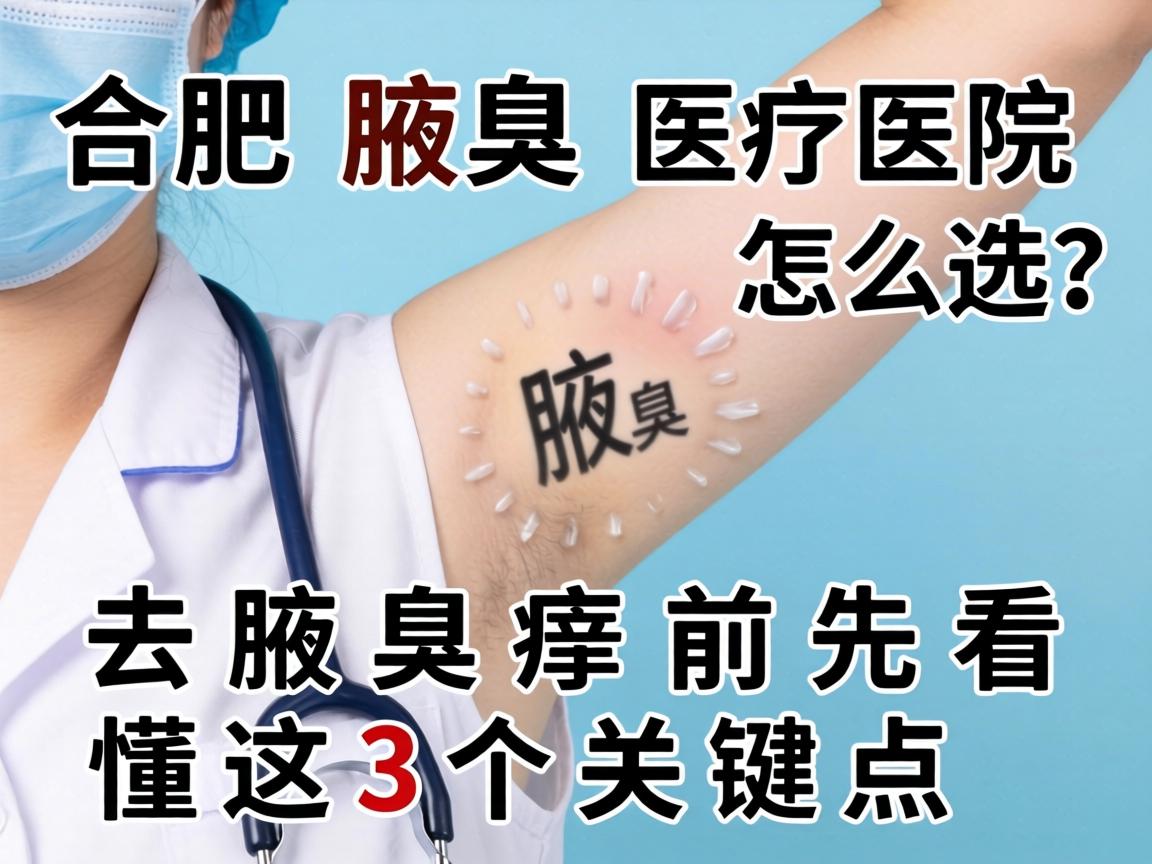 合肥腋臭医院怎么选?去腋臭前先看懂这3个关键点 合肥腋臭医院怎么选?去腋臭前先看懂这3个关键点