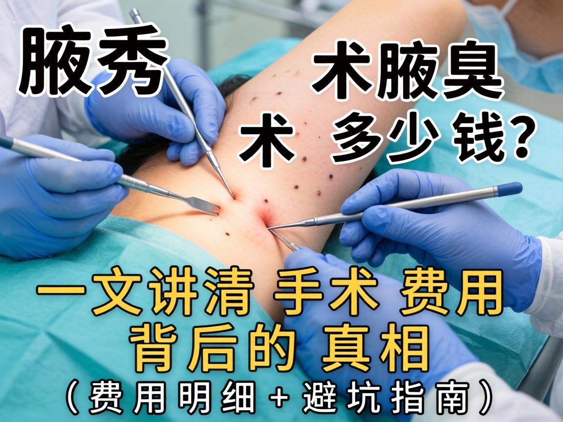 腋秀腋臭手术多少钱?一文讲清手术费用背后的真相(费用明细+避坑指南) 腋秀腋臭手术多少钱?一文讲清手术费用背后的真相(费用明细+避坑指南)