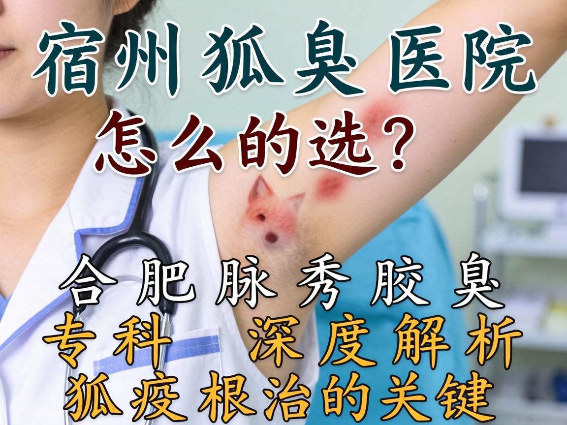 宿州狐臭医院怎么选?合肥腋秀腋臭专科深度解析狐臭根治的关键 宿州狐臭医院怎么选?合肥腋秀腋臭专科深度解析狐臭根治的关键