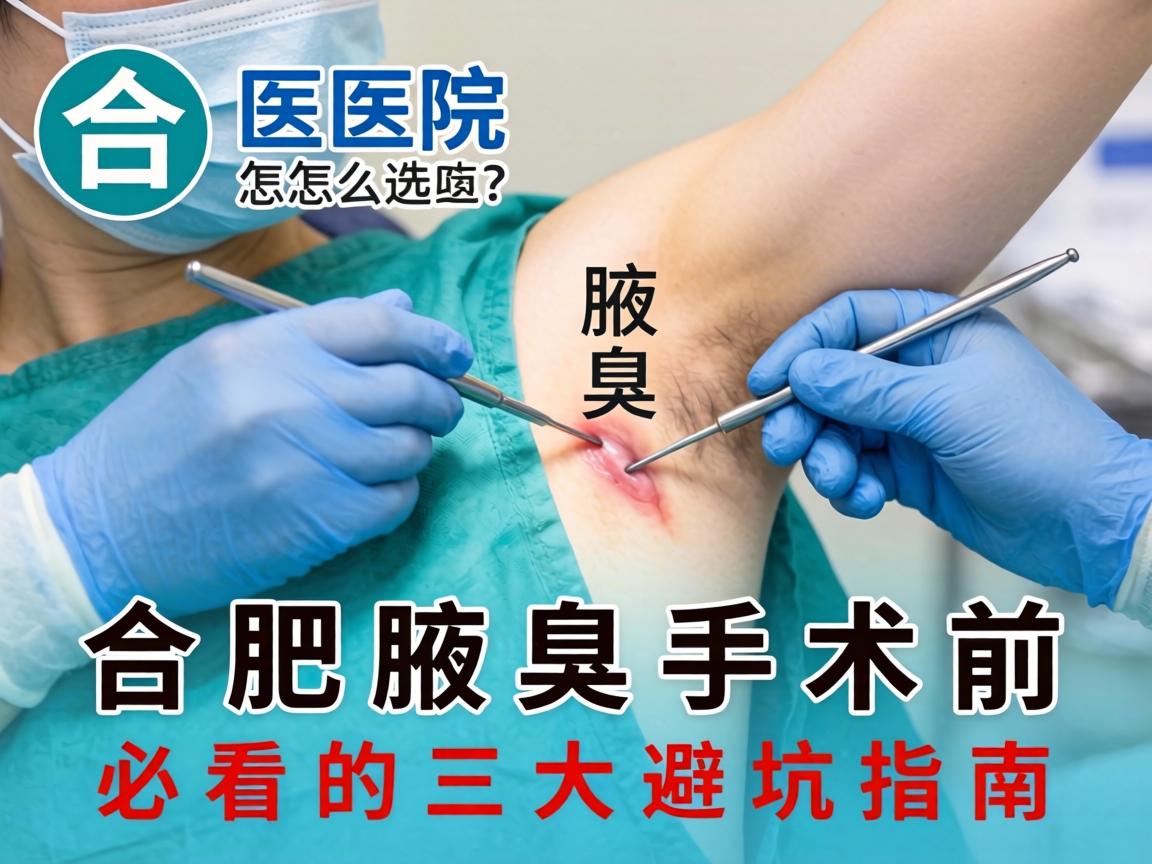 合肥腋臭手术医院怎么选?合肥腋臭手术前必看的三大避坑指南 合肥腋臭手术医院怎么选?合肥腋臭手术前必看的三大避坑指南