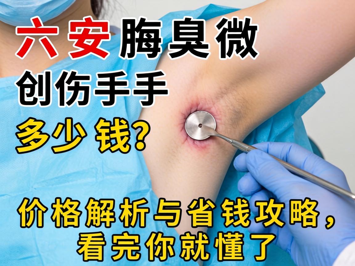 六安腋臭微创手术多少钱？价格解析与省钱攻略，看完你就懂了