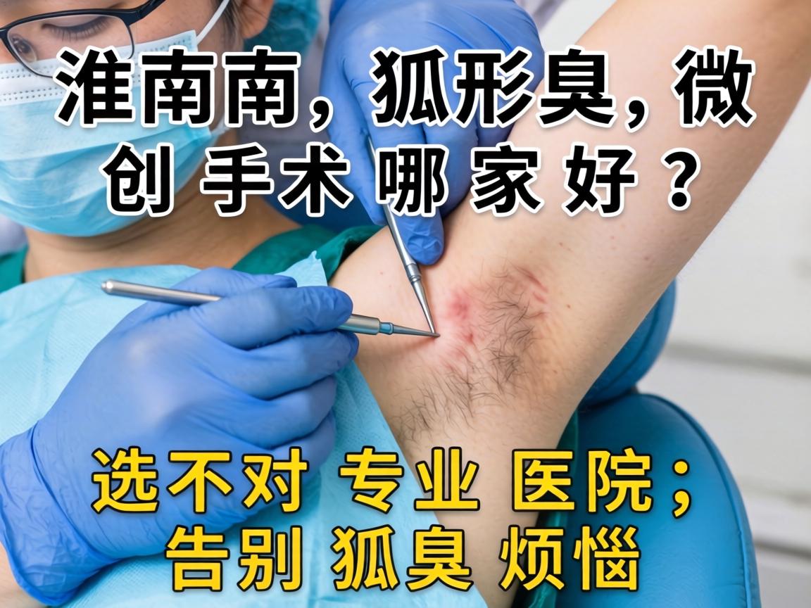 淮南狐臭微创手术哪家好？选对专业医院，告别狐臭烦恼