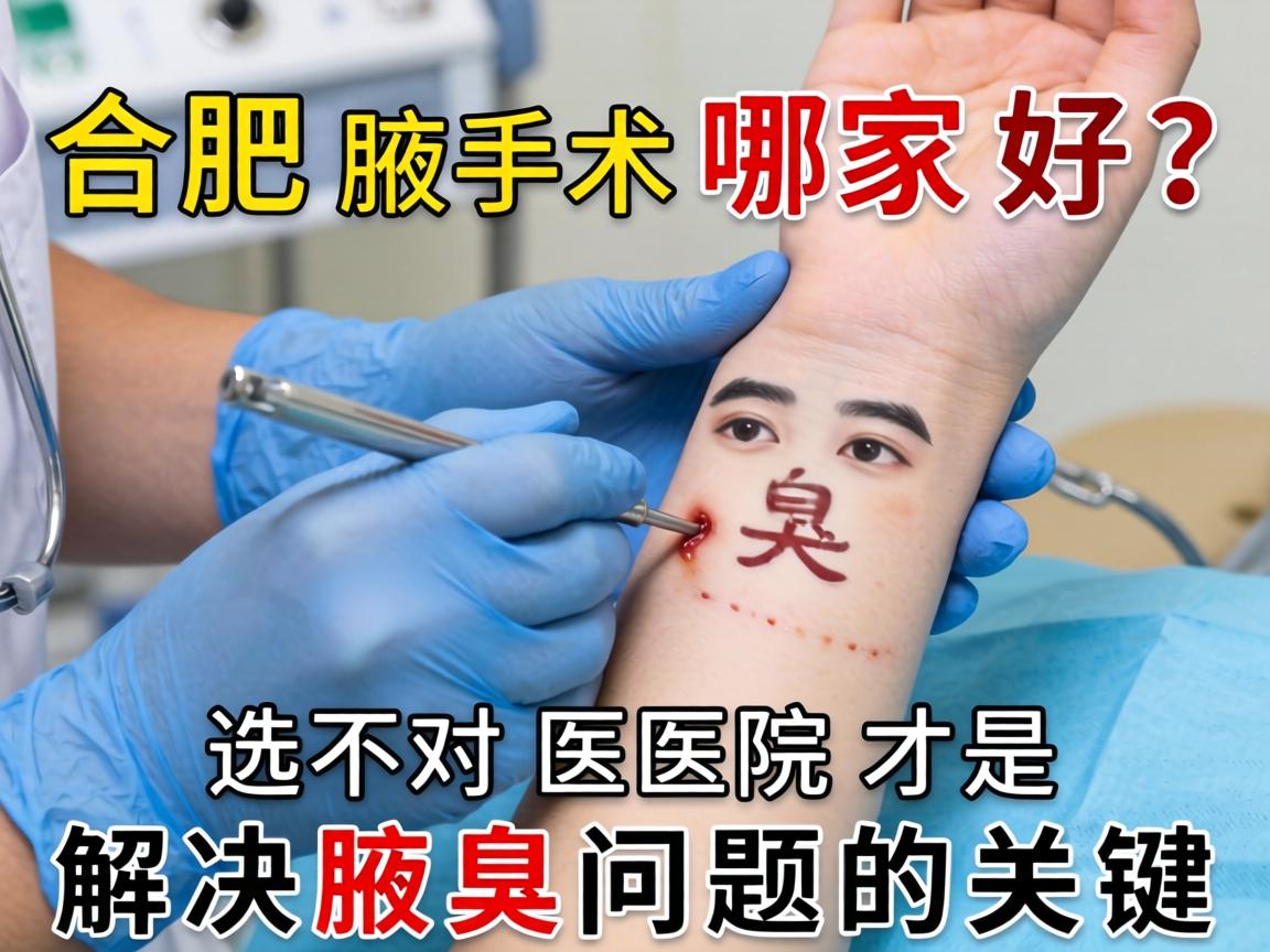 合肥腋臭手术哪家好？选对医院才是解决腋臭问题的关键