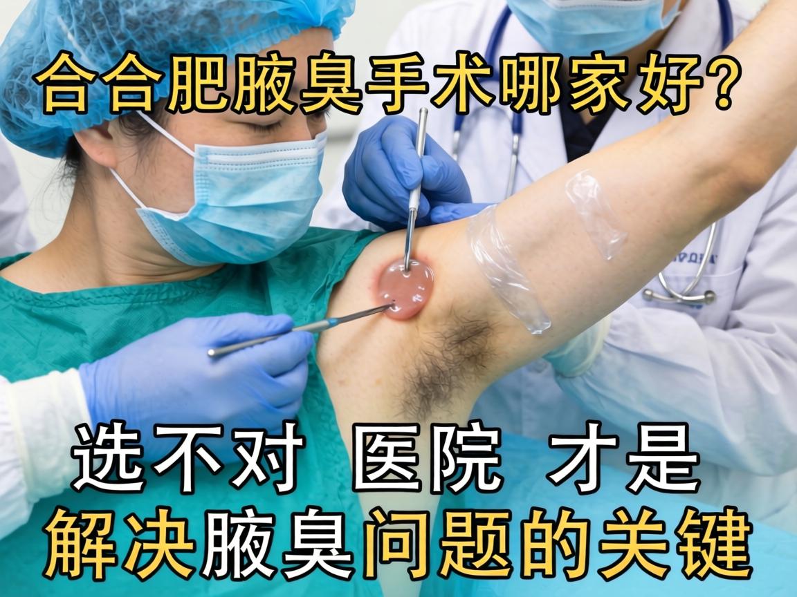 合肥腋臭手术哪家好？选对医院才是解决腋臭问题的关键