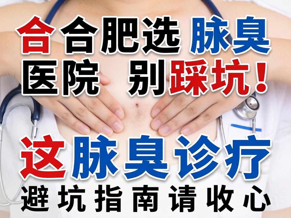 合肥选腋臭医院别踩坑!这份腋臭诊疗避坑指南请收好 合肥选腋臭医院别踩坑!这份腋臭诊疗避坑指南请收好