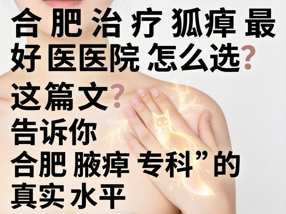 合肥治疗狐臭最好医院怎么选?这篇文章告诉你合肥腋臭专科的真实水平 合肥治疗狐臭最好医院怎么选?这篇文章告诉你合肥腋臭专科的真实水平