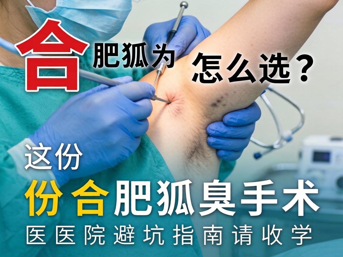 合肥狐臭手术医院怎么选?这份合肥狐臭手术医院避坑指南请收好 合肥狐臭手术医院怎么选?这份合肥狐臭手术医院避坑指南请收好