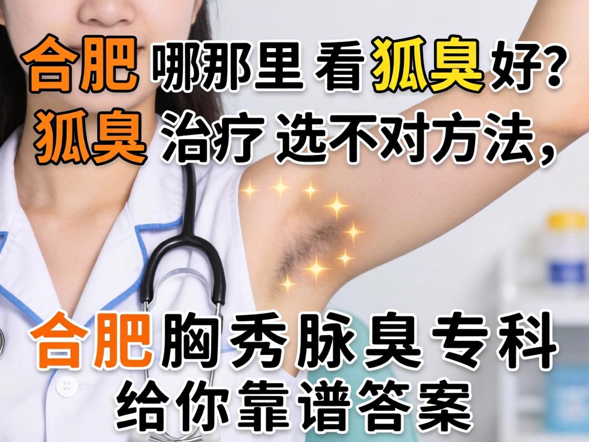 合肥哪里看狐臭好?狐臭治疗选对方法,合肥腋秀腋臭专科给你靠谱答案 合肥哪里看狐臭好?狐臭治疗选对方法,合肥腋秀腋臭专科给你靠谱答案