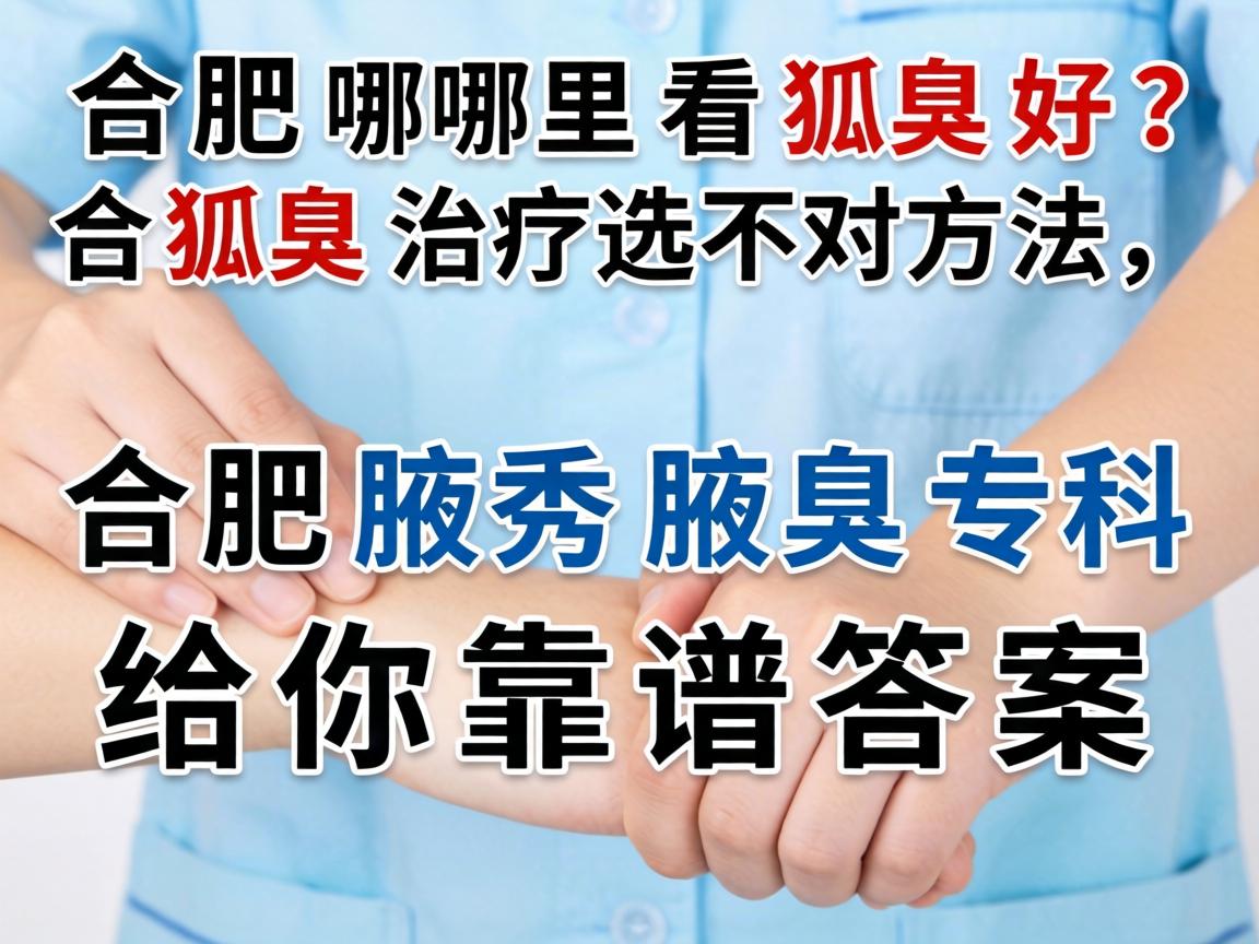 合肥哪里看狐臭好?狐臭治疗选对方法,合肥腋秀腋臭专科给你靠谱答案 合肥哪里看狐臭好?狐臭治疗选对方法,合肥腋秀腋臭专科给你靠谱答案
