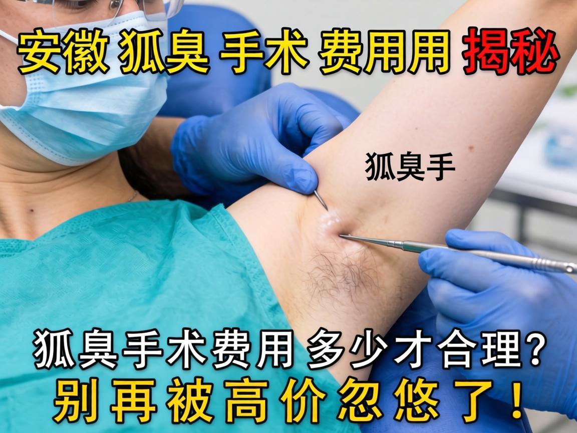 安徽狐臭手术费用揭秘,狐臭手术费用多少才合理?别再被高价忽悠了! 安徽狐臭手术费用揭秘,狐臭手术费用多少才合理?别再被高价忽悠了!