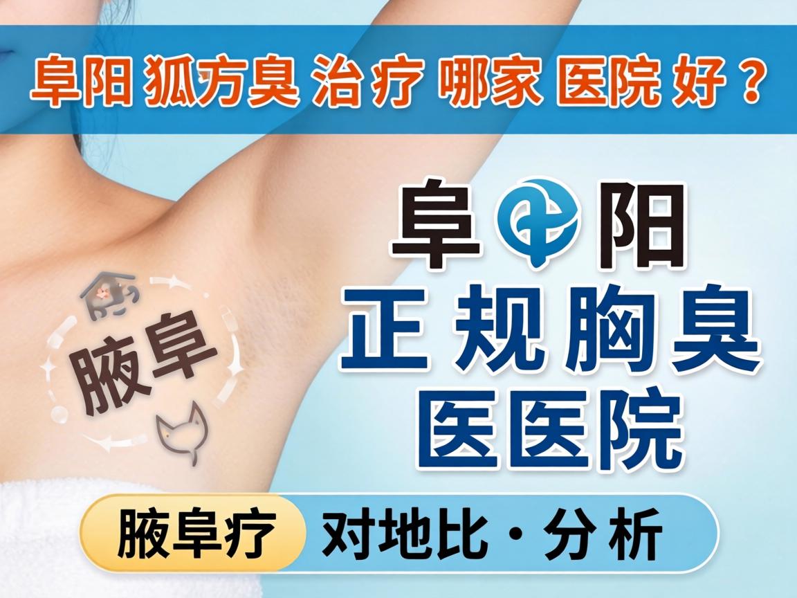 阜阳狐臭治疗哪家医院好?阜阳正规腋臭医院对比分析 阜阳狐臭治疗哪家医院好?阜阳正规腋臭医院对比分析