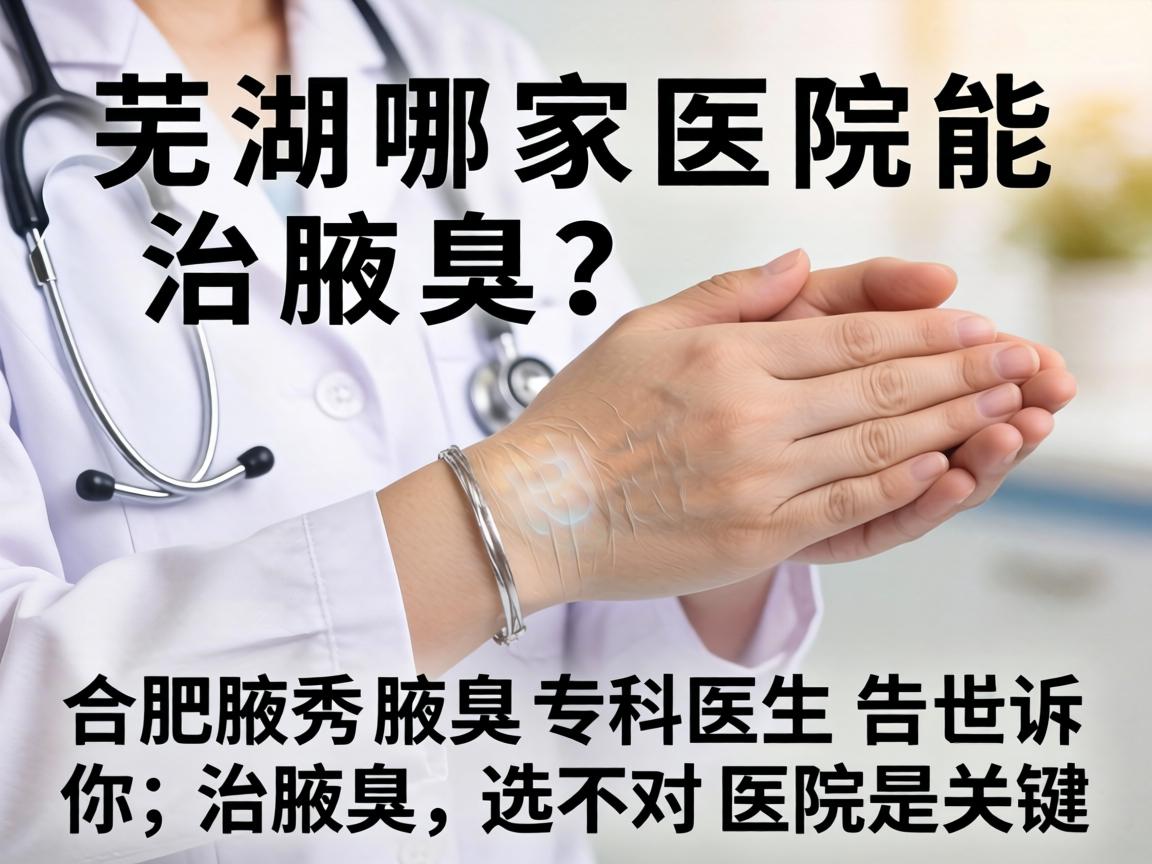 芜湖哪家医院能治腋臭?合肥腋秀腋臭专科医生告诉你,治腋臭,选对医院是关键 芜湖哪家医院能治腋臭?合肥腋秀腋臭专科医生告诉你,治腋臭,选对医院是关键