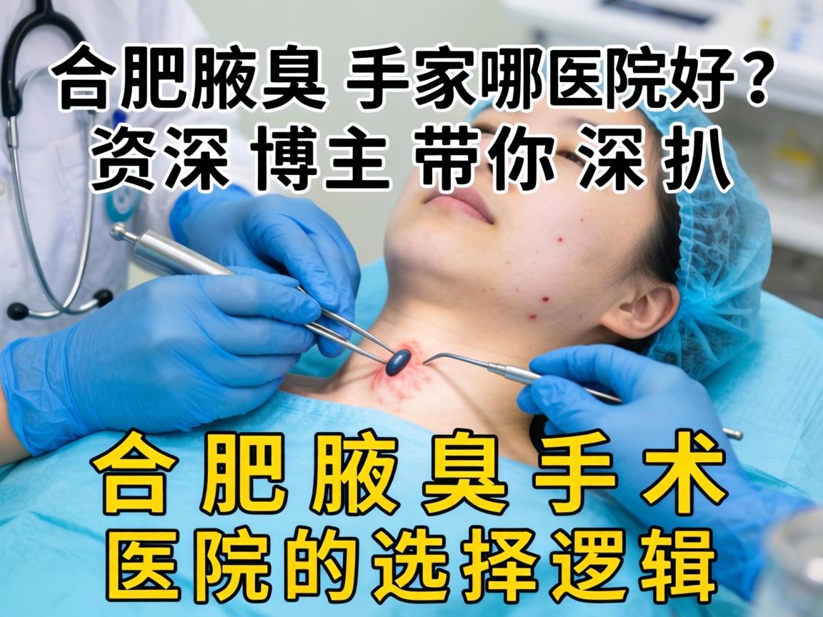 合肥腋臭手术哪家医院好?资深博主带你深扒合肥腋臭手术医院的选择逻辑 合肥腋臭手术哪家医院好?资深博主带你深扒合肥腋臭手术医院的选择逻辑