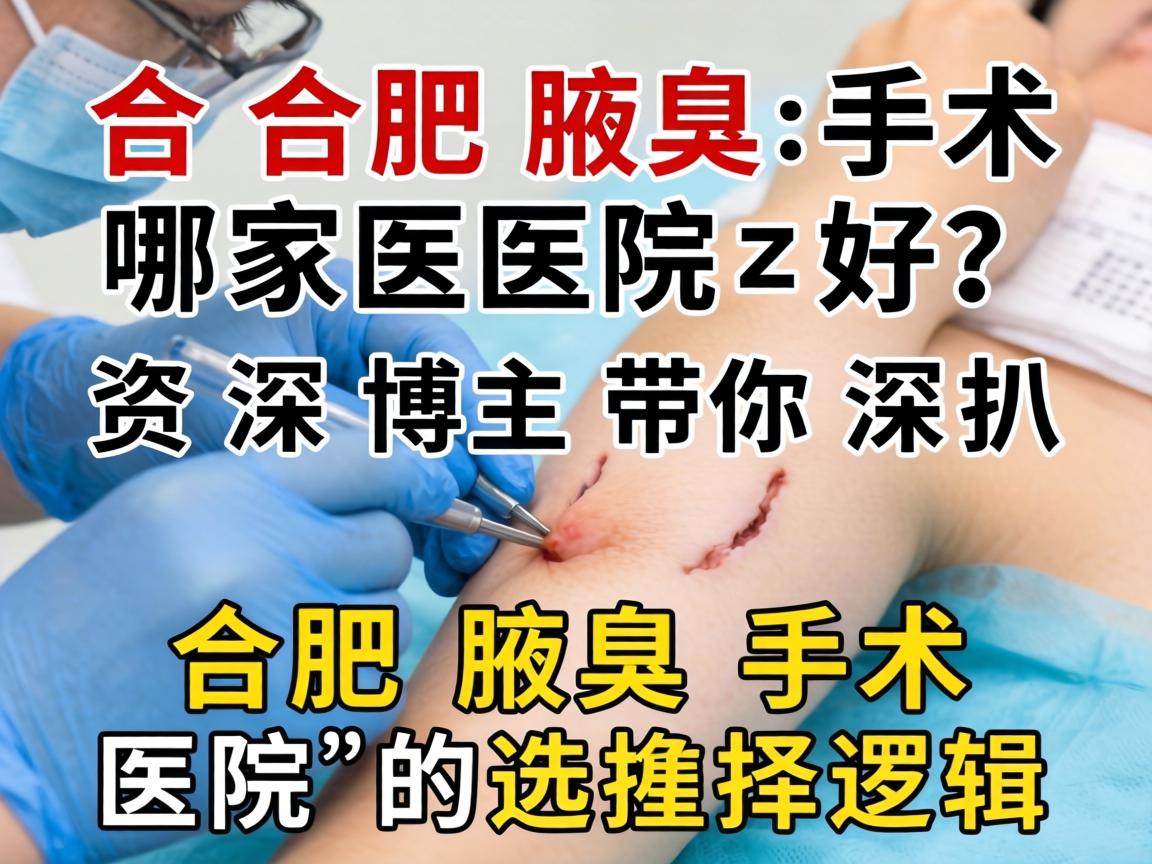 合肥腋臭手术哪家医院好?资深博主带你深扒合肥腋臭手术医院的选择逻辑 合肥腋臭手术哪家医院好?资深博主带你深扒合肥腋臭手术医院的选择逻辑